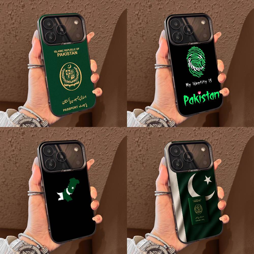 Phone Cases Pakistan - Pakistan Passport Flag Map Handyhülle für