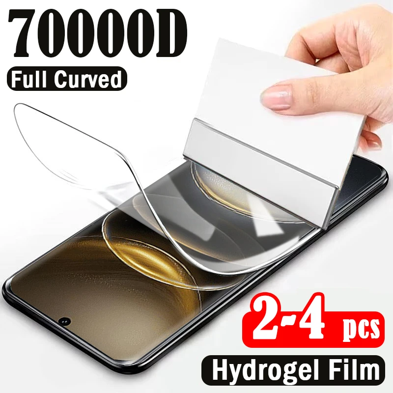 Vivo V40 - 2-4Pcs Voll Gebogene Hydrogel Film für