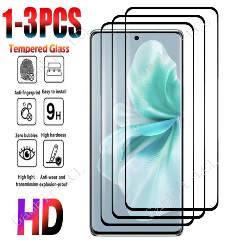 Vivo V40 - 1-3PCS 3D Gebogene Voll Gehärtetem Glas