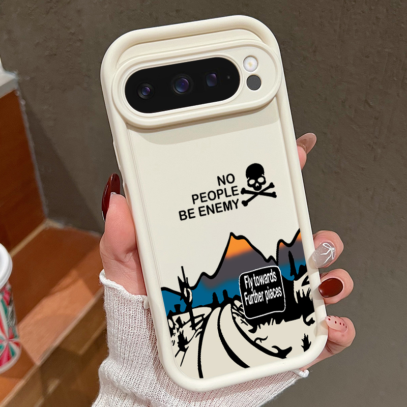 Phone Cases Pixel 10 - Handyhülle mit Bergstraßenmuster für Google Pixel