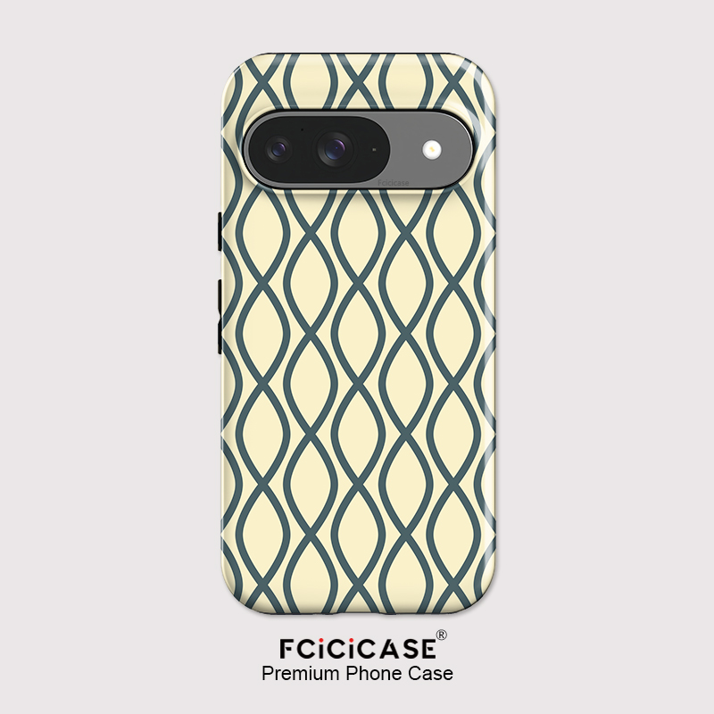 Phone Cases Pixel 10 - Fcicicase Modische Streifen-Print Handyhülle für Google
