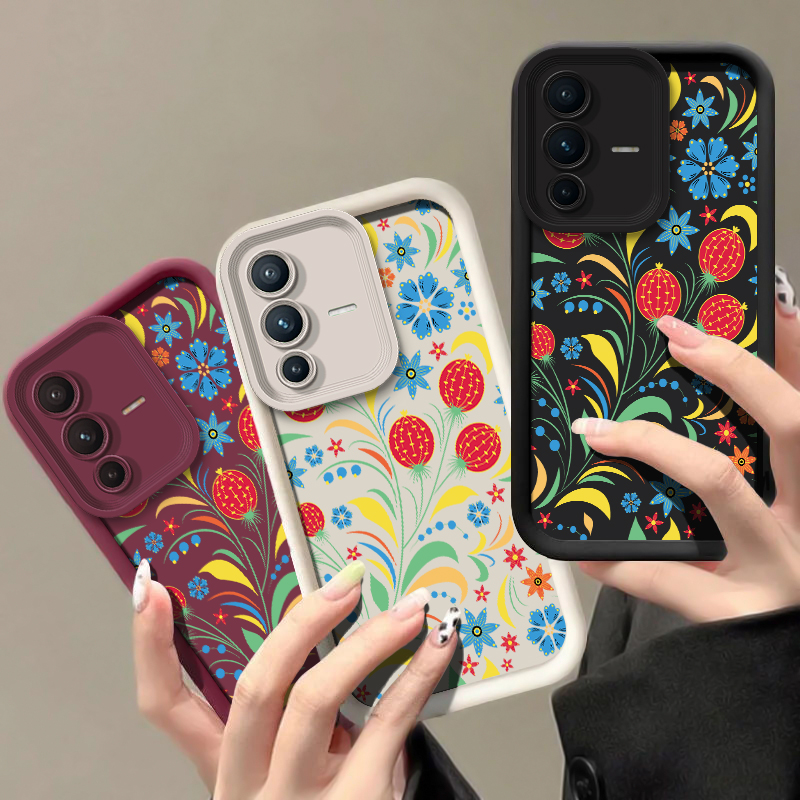 Vivo V40 - Blumen-Handyhülle für Vivo V70 FE V60