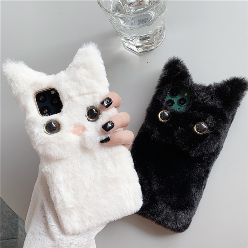 3D Niedliche Cartoon-Katze Plü – Phone Cases For Iphone 17 Bewertung und Preis