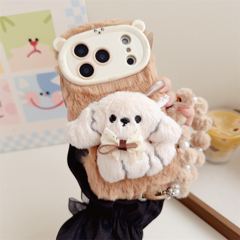 3D-Cartoon-Bowknot-Welpen-warm – Phone Cases For Iphone 17 Bewertung und Preis