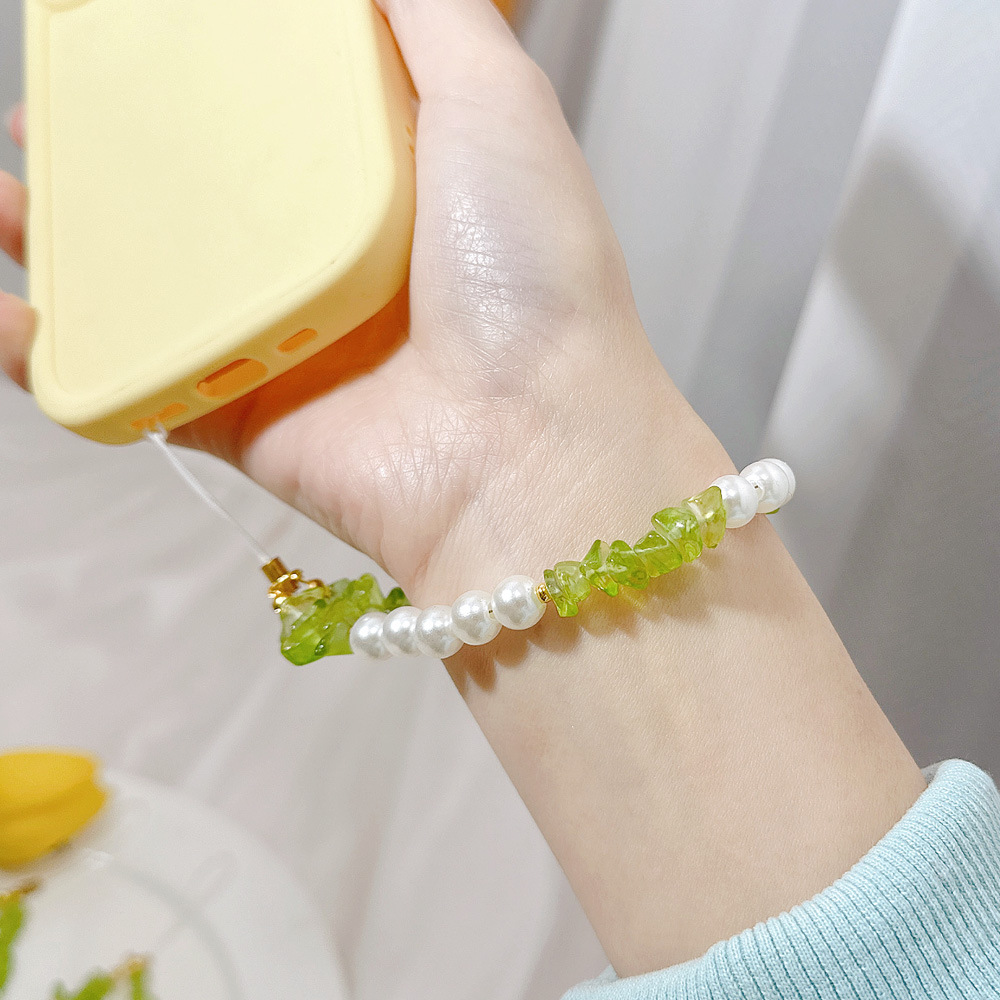 Neue Frühling Grün Stein Anhän – Phone Cases Wholesale Bewertung und Preis