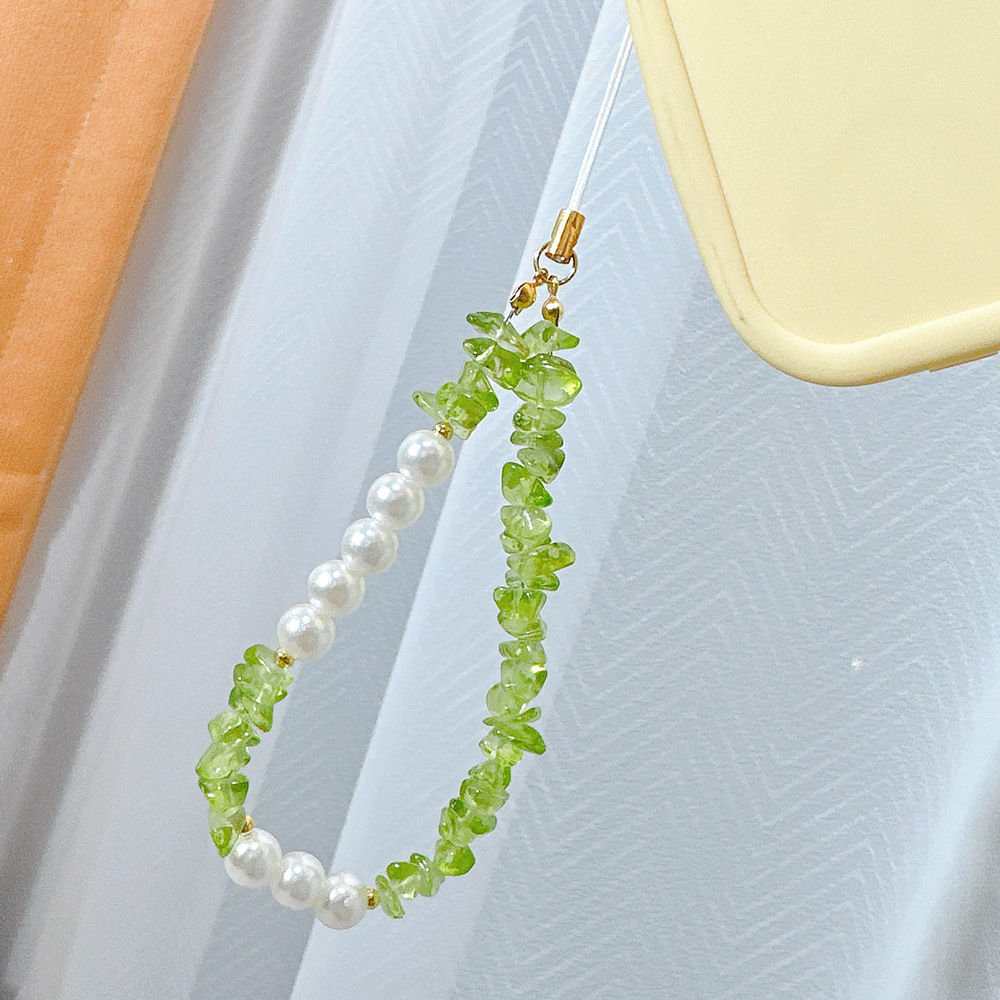 Neue Frühling Grün Stein Anhän – Phone Cases Wholesale Bewertung und Preis