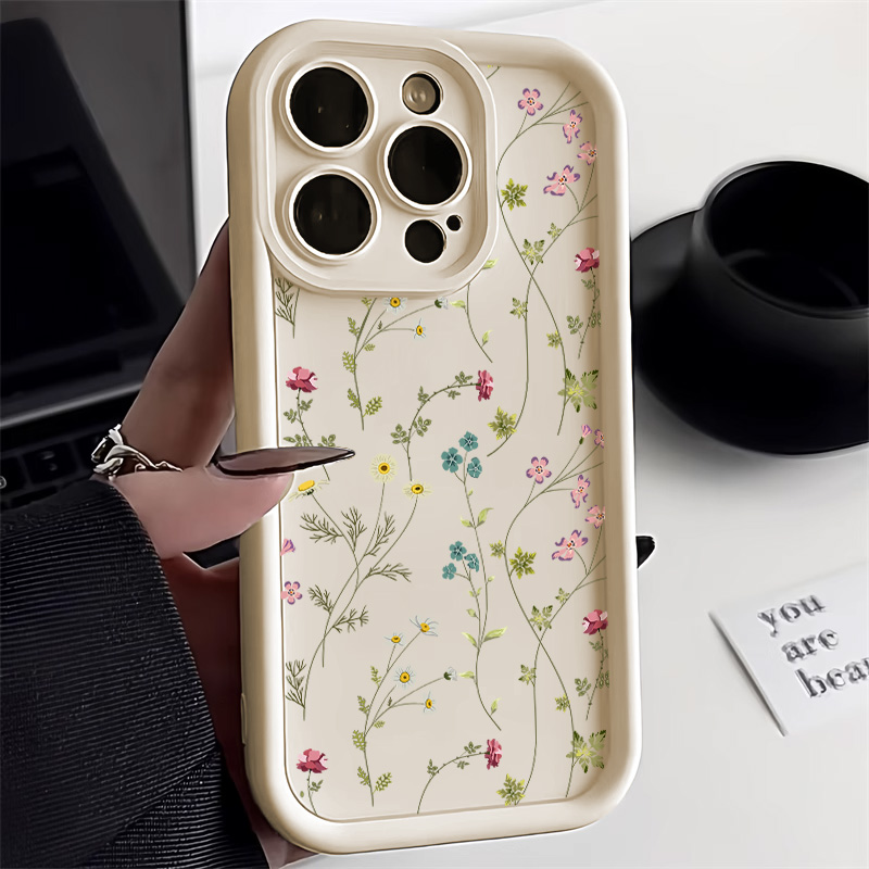 Blume schwarze Silikon-Handyhü – Phone Cases Wholesale Bewertung und Preis