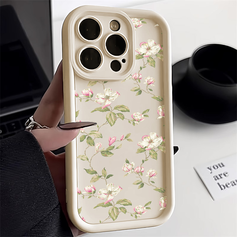 Blume schwarze Silikon-Handyhü – Phone Cases Wholesale Bewertung und Preis