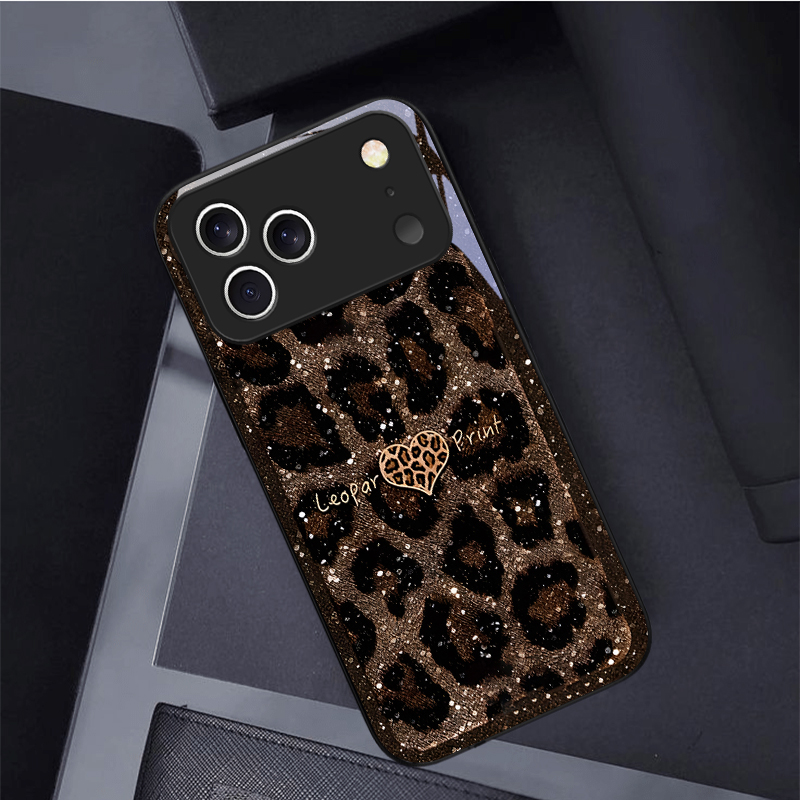 Braunes Leopardenmuster-Herz S – Phone Cases Brown Bewertung und Preis