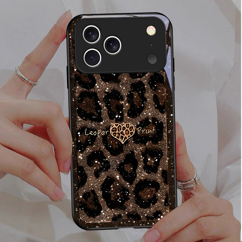 Braunes Leopardenmuster-Herz S – Phone Cases Brown Bewertung und Preis