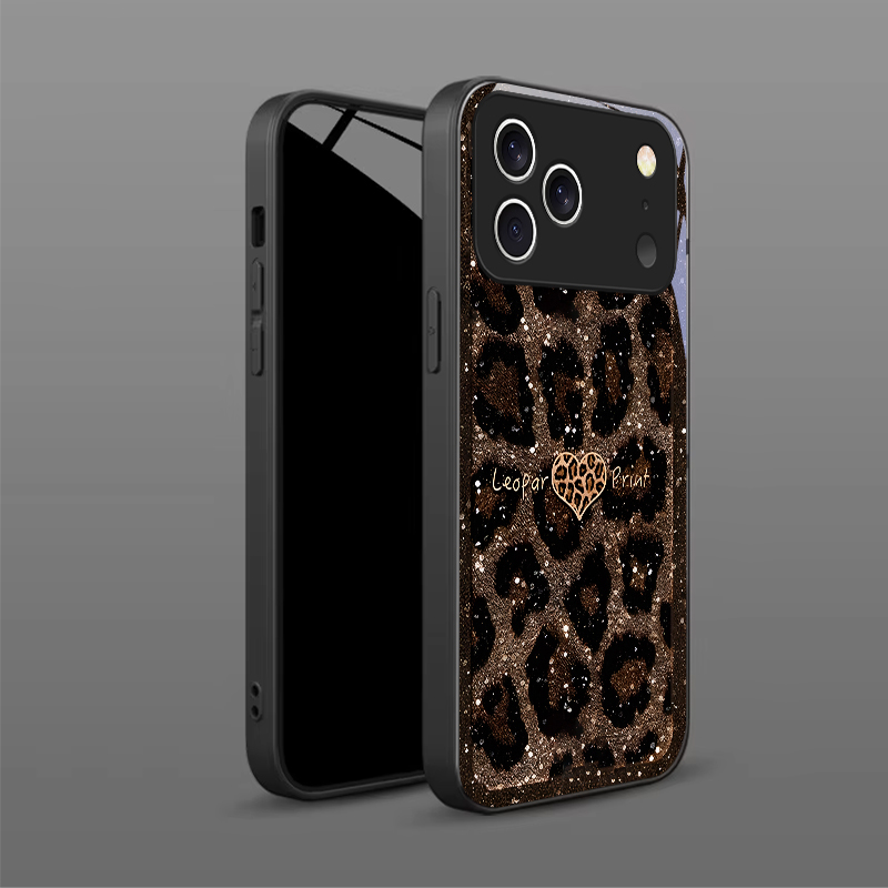 Braunes Leopardenmuster-Herz S – Phone Cases Brown Bewertung und Preis