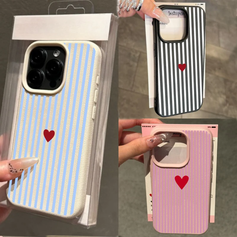 Bunte gestreifte Herz-Hülle fü – Realme Note 50 Bewertung und Preis
