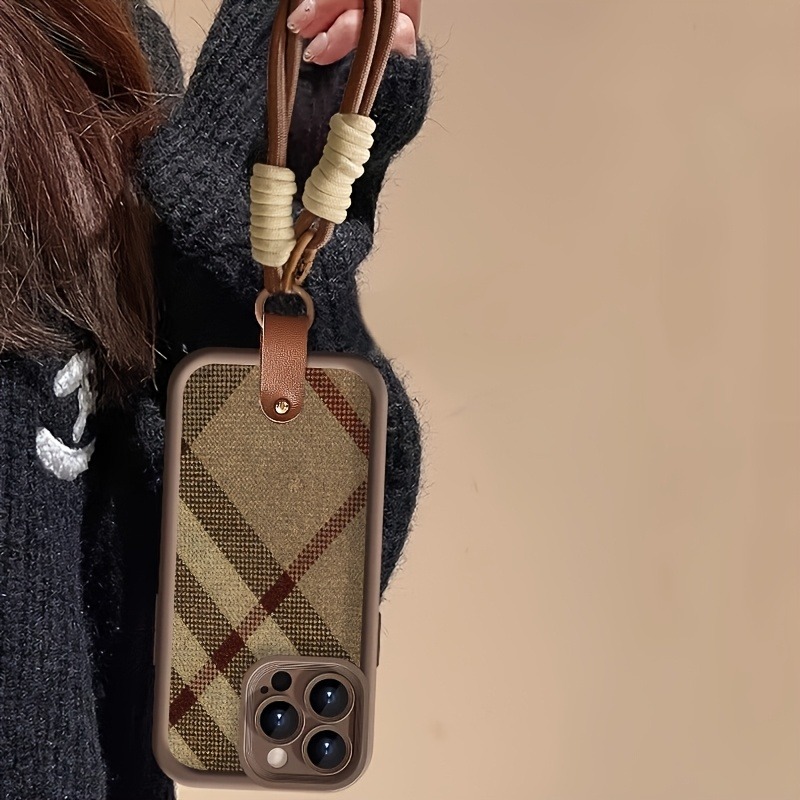 Braun gestreifte Lanyard-Handy – Phone Cases Brown Bewertung und Preis