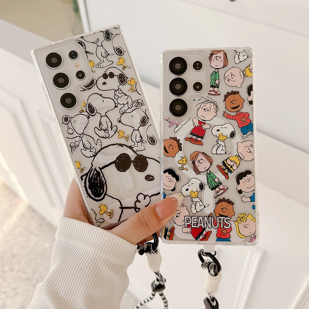 Niedliche Cartoon Snoopy Charl – Phone Cases Brown Bewertung und Preis