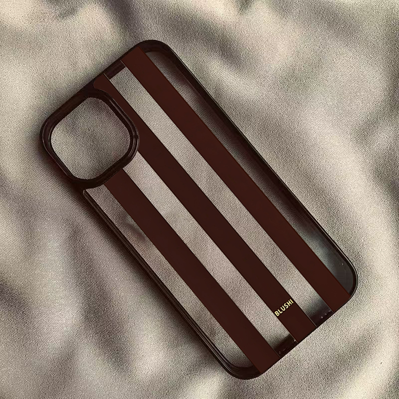 Transparente braun gestreifte  – Phone Cases Brown Bewertung und Preis
