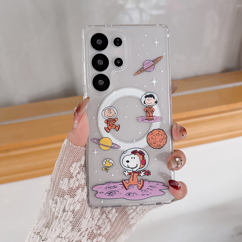 Niedliche Cartoon Snoopy Charl – Phone Cases Brown Bewertung und Preis