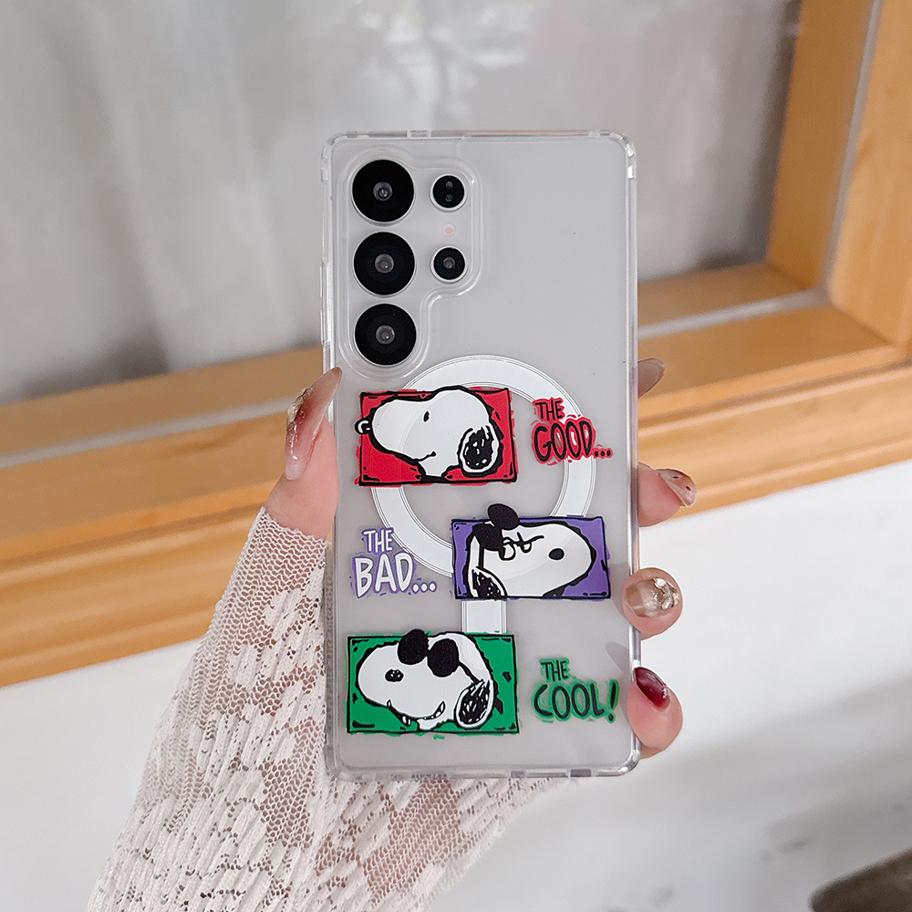 Niedliche Cartoon Snoopy Charl – Phone Cases Brown Bewertung und Preis